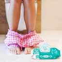 Nice 'N Clean Adult Flushable Wipes (8 x 42 Count) | Personal Cleansing Wipes Made from Plant-Based Fibers | Infused with Aloe & Vitamin E