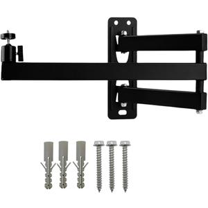 Foldable Projector Wall Mount Universal Ceiling Wall Projector Mount Stand Projectors Bracket,1/4" Screw Size (Wall Mount) (B 7.85 * 15.7in)
