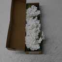 Waipfaru 21" Real Touch White Hydrangea Artificial Flowers with Long Stem & Leaves, Full Latex Faux Hydrangea Flowers for Home Decor Party Floral Arrangements Wedding Bouquets Centerpieces, 3Pcs
