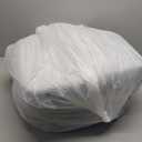 AAAAAcessories D-Shaped Chair Cushions, 2" Thick Dining Chair Pads with Ties and Removable, Machine-Washable Cover, 17" x 16", Set of 4, Pinstripe Blue