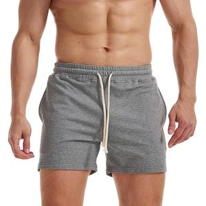 AIMPACT Mens Workout Sweat Shorts 5 Inch Cotton Casual Fitness Mens Athletic Gym Shorts with Pockets (Small, Darkgrey)