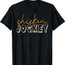 Chicken Jockey Shirt Pixel Art Gamer Zombie Boys Kids T-Shirt, Large 
