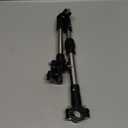 Bicycle Umbrella Holder for Wheelchair Walker, Heavy Duty Stainless Steel Adjustable Clamp Mount - Fits 0.8-1 inch Tubes (20-25mm), 360 Rotation Hands-Free Attachment for Stroller Scooter