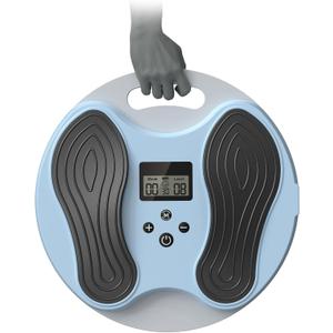 Portable Foot Massager for Neuropathy,TENS & EMS Foot Nerve Muscle Stimulator for Pain Relief and Plantar Fasciitis Cramps, Swelling & Spasms,Circulation Stimulator with 4 Gel Pads,FSA or HSA Eligible