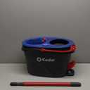 O-Cedar RinseClean Spin Mop & Bucket System | Clean with Clean Water | Removes 99% of Bacteria