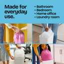 Glad Small Trash Bags 4 Gallon, Febreze Beachside Breeze Garbage Bags, Odor Resistant with Drawstring, 34 Count