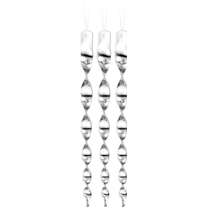 OFFO 4 Pcs with 6 Reflective Bird Scare Rods to Scare Birds Away Bird Device for Woodpecker Pigeon Plastic Hanging Outdoors Reflective Keep Birds Away Home and Garden