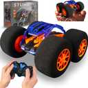Indoor RC Car Stunt Remote Control Car Toys with Soft Wheels RC Cars for Kids Indoor Outdoor with LED headlight & Crazy Stunts 360 Flips Double Sided Vehicle 2.4GHz Remote Control for Boys Girls Gift