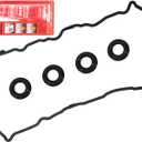 VS50777R Only for Aluminum Nissan Altima 2.5 Valve Cover Gasket &4 Spark Seal &Gasket Maker Rogue Sentra 2.5L Engine Code"QR25DE" 2007 2008 2009 2011 2010 2012 07 08 09 10 11 12 036-1758 13270JA00A