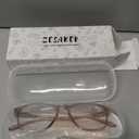 Bifocal Reading Glasses for Women Blue Light Blocking Clear Top Bifocal Computer Readers with Spring Hinges