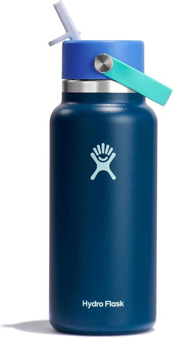 Hydro Flask 32 Oz Wide Flex Straw Cap Winter Night