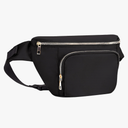 sportsnew Fanny Packs for Women,Large Waist Pack with Extra Extension Belt,Fashion Crossbody Belt Bags for Travel Walking Running Hiking Black