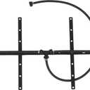 Chapin 6428 ATV Boom Kit with 7 Ft. Spray Pattern, Adjustable Height Brackets, Powder Coated Steel Frame, Fits Most ATV and Lawn Trailers, Black