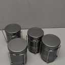 Lichamp LED Camping Lantern, 4 Pack Battery Powered Flashlight for Power Outages, Portable Collapsible Hanging Light Essential for Home, Outdoor, Emergency Lamp Survival Kit Gear for Hurricane, Gray