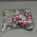 12 Pcs Candy Cane Ornaments for Christmas Tree - 6.5 Inch Red & White Assorted Shape Lollipop Hanging Decor with Ribbon for Sweet - Themed Xmas & New Year Party, Home Holiday Decorations