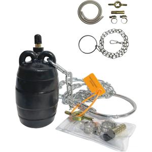 Inflatable Pipe Plug (Airbag) for Drainage Pipe & Sewer Pipe, Water Shut Off Tool with Accessories - Plumbing Tool for Pipe Repair, Closed Water Testing & Temporary Blocking (2 inch)