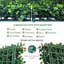 ODTORY Artificial Boxwood Roll: 40x120 in (33.5 sqft) UV-Anti Faux Ivy Boxwood Hedge Leaf Grass Wall for Patio Balcony Privacy, Garden, Backyard Greenery Wall Backdrop and Fence Decor