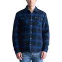 Buffalo David Bitton Men's Shirt Style Shacket Jacket, Black, X-Large