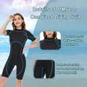 OMGear Wetsuit Women Men 2mm 3mm Neoprene Dive Wet Suit for Cold Water Short/Full Body Thermal Swimsuit for Adults Snorkel Suit for Snorkeling Scuba Diving Swimming Surfing Spearfishing S