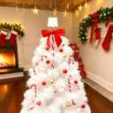 2 x 2 Pieces Christmas Tree Topper Holder Holiday Universal Tree Topper Stabilizer Treetop Base and Stand Halloween Tree Topper Supporter Fit All Base Types Adjustable stabilize Treetop Ornament