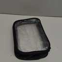 Portable Zippered Transparent Vinyl Travel Cosmetic Bag Clear PVC Makeup Kits Organizer Utility Pouch See Through Plastic TSA Approved Toiletry Carry Pouch