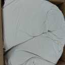 Serta Goose Feather Down Fiber Comforter Twin Size - 100% Cotton Duvet Insert - Hotel Luxury Hypoallergenic Bedding Comforter Extra Warmth 68 x 90 Inch White