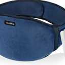 Comfytemp Cordless Portable Heating Pad with Massager for Back, FSA Eligible HSA Rechargeable Lower Back Massager with Heat, Wireless Heated Waist Belt Wrap for Period Menstrual, Gifts for Grandma Men