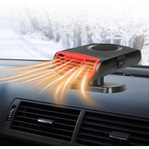150W 12V Car Heaters Portable Car Heater, Auto Heater Fan Fast Heating Quickly Defrost Defogger Heating Cooling Fan, Car Windshield