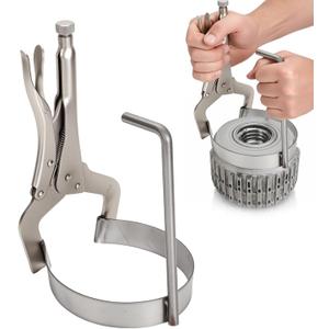 T-47781AC Clutch Drum Tool, for 6L50E 6L80E 6L90E, 3-5-Reverse & 1-2-3-4 Drum Removal Install Tool, Heavy-Duty Stainless Steel Compression Clamp