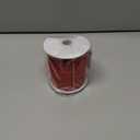 Abbaoww 50 Yards Vintage Red Velvet Ribbon 3/8 Inch Wide for Gift Wrapping Christmas Wedding Home Decoration DIY Projects (Red)