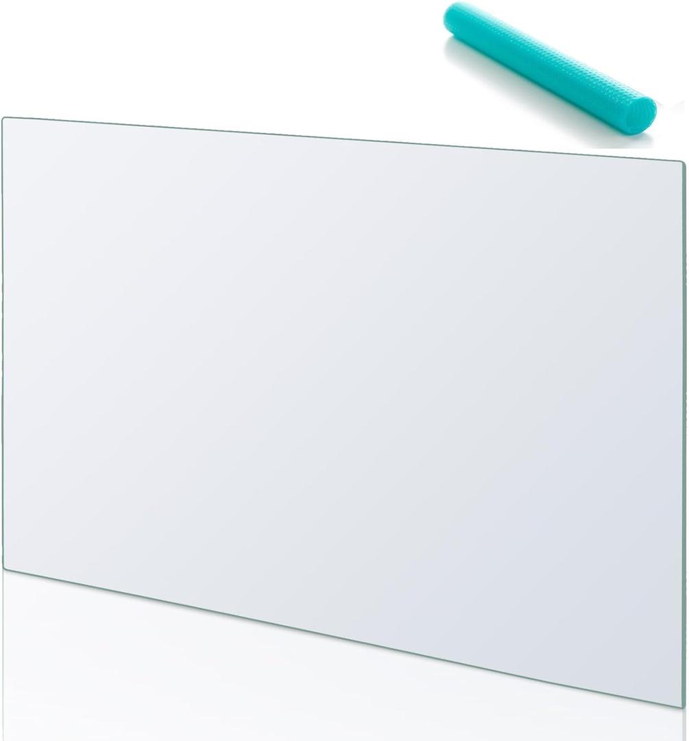 240350608 24 x 15.5 in Refrigerator Crisper Glass Replacement Compatible with Fri-gidaire Ken-more Refrigerator by Fetechmate