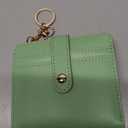 Jogjam Green Rfid Ladies Wallet, Small Slim Thin Compact Credit Card Women Wallet, PU Leather Bifold Cash Zipper Coin Pocket ID Window for Female