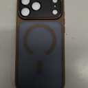 Magnetic for iPhone 17 Pro Max Case with Integrated Camera Protection, [Seamless Work with Magsafe] [Military Grade Shockproof] [Covered Camera Control Button] Case for iPhone 17 Pro Max 6.9'', Brown