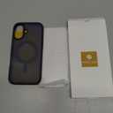 Miracase Magnetic for iPhone 17 Case (Compatible with MagSafe) with Screen Protector Military-Grade Protection, Anti-Fingerprint Translucent Matte Phone Cover for iPhone 17 6.3 inch, Black