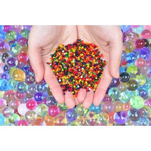 water beads mixed color
