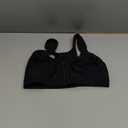 SHAPERX Womens Post-Surgery Front Closure Brassiere Sports Bra (XX-Large, Black)