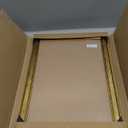 Wood 10x14 Frame Gold, Ornate Natural 14x10in Poster Picture Frame, Modern Golden 10 x 14inch Gallery Wall Photo Frame with HD Plexiglass, Horizontal Vertical Wall Mounting Display, 1 Pcs