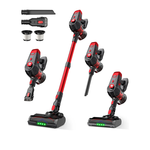 KTTLDRN Cordless Vacuum Cleaner, 500W 45Kpa 60Mins Stick Vacuum Cleaner for Home, SelfStanding Vacuum with 1.5L Dust Cup and HEPA Filter, AntiTangle Brush for Hardwood Floors, Carpets, and Pet Hair