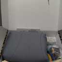 Blissful Diary Baby Play Gym & Activity Mat, 5 Developmental Zones Wooden Tummy Time Mat with 5 Detachable Sensory Toys for Motor Skills & Sensory Development, Baby Essentials Shower Gift (Gray Round)