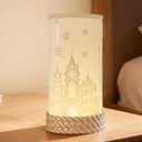 Rotatable Cordless Table Lamp, 3 Color Temperature Bedside Lamps with USB C Charging, Touch Control Rechargeable Battery Powered Nightstand Lamp for Bedroom, Nursery, Home Decor