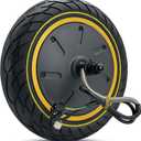 10''Hub Motor With Solid Tire 500w Drive Power Wheels Kit Tubeless Type Suitable for Segway Ninebot Max G30P G30LP Electric Scooter 10x2.5, Front or Rear Accessories
