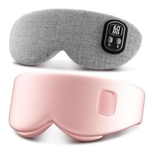 Heated Eye Mask - Cordless Eye Mask for Dry Eyes, Eye Relief, Improved Sleep, Timed Shutdown, 4 Temperature, Washable Eye Heating Pad for Travel, Christmas Gifts for Women Men - Pink