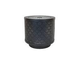 HD Designs Outdoors Small Metal Sunburst Water Fountain - Black