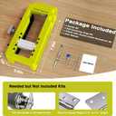 Door Hinge Jig and Router Template - Adjustable Mortiser for 3" to 5" Hinges, 1/4" or 5/8" Thickness
