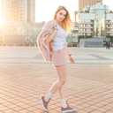 FGZ Women Thin Cotton Socks Soft Cozy Socks Cute Ankle Crew Socks 5 Pairs (L)