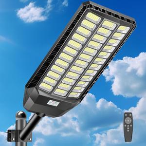 CEDIO 12000W Commercial Grade Solar Street Lights Outdoor IP67 Waterproof, 15.7 x 7.08 x 2.95 inches