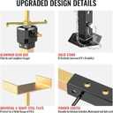2026 New Upgraded RV Slide Out Support Jacks 2 PCS RV Stabilizer Jacks Heavy Duty for Camper, 5th Wheel and Travel Trailer, Adjustable from 16" to 36", Supports Up to 5,000 LBS (Electric Drill Adjust)