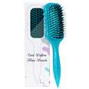 2 x Glissura Curl Defining Brush for Curly Hair, Detangles and Styles Wet or Dry Curls, Perfect for Waves and Coils (Phantom Quartz Mossy Green)