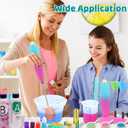 Epoxy Resin Mixer,Paint Mixer,Electric Stirrer Resin Mixer for Minimizing Bubbles, Epoxy Resin Mixer, Resin Stirrer for Resin, Silicone Mixing, DIY Crafts Tumbler (Rose Red)