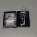 Erivis for Lexus Key Fob Cover Case, Fit for Lexus Accessories, Zinc Alloy Metal Shell with Soft Silicone Key Protector